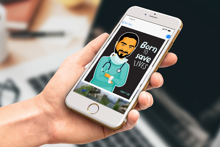 Born To Save Lives - Digital Frame