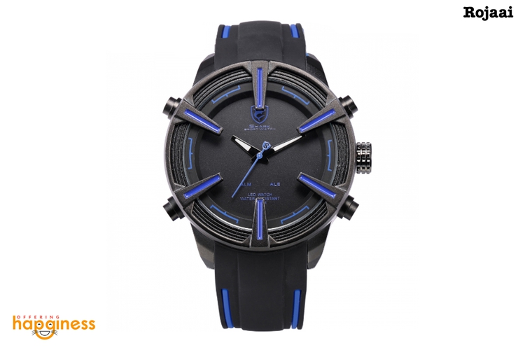 Dogfish Shark Sports Watch - Black Blue