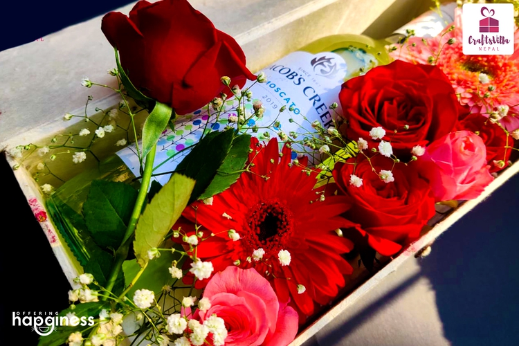 Rose & Wine Box