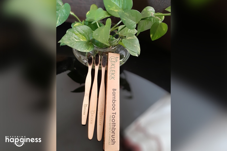 LekLekk Bamboo Toothbrush