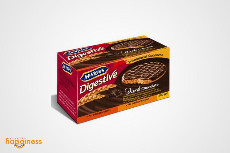 McVities Digestive Dark Chocolate 200gm