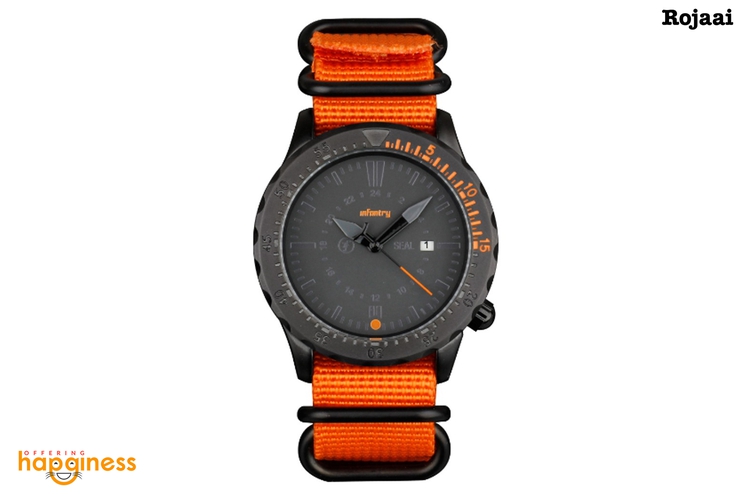 INFANTRY Mens Army Waterproof Sports Watchband