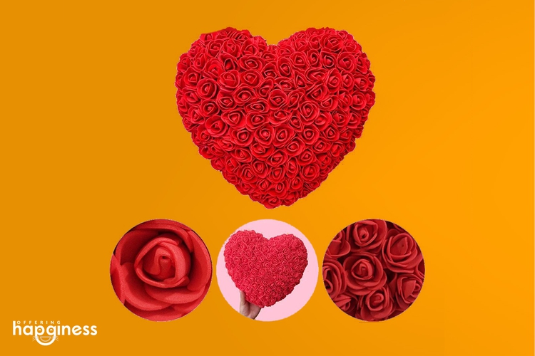 Flower Heart Cushion