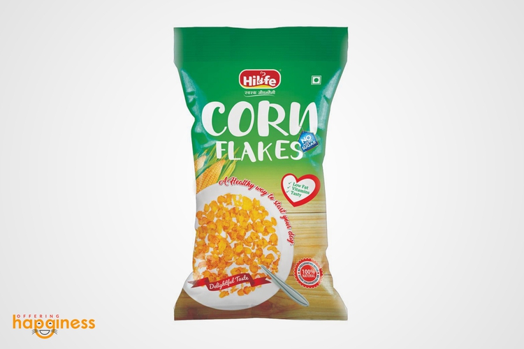 Hilife Cornflakes Pouch 500gm (sugar free)