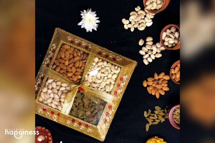 Dry Fruits Box For Bhai Tika