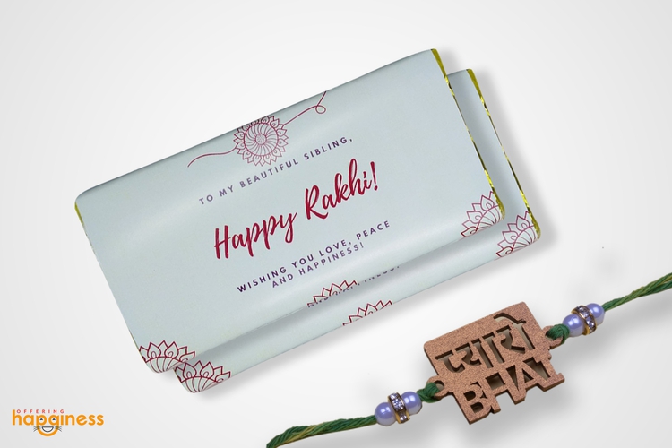 Rakhi with Chocolate Bar