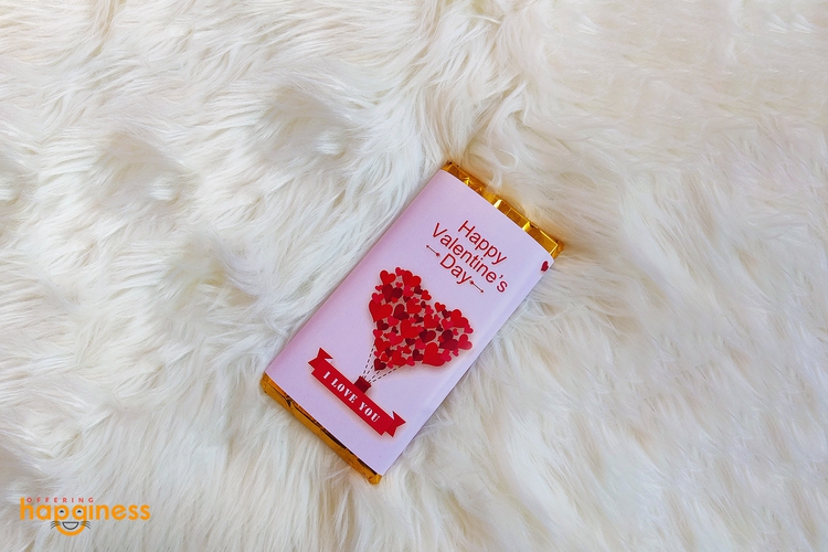 Happy Valentine Day Chocolate Bar