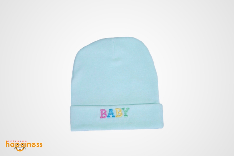 New Born/Infant Cotton Plain Cap For Kids