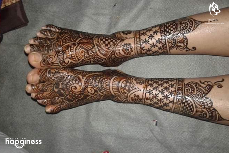 Mehendi Single Hand Full Package