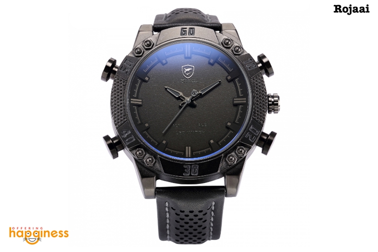 Kitefin Shark Sport Watch - Black