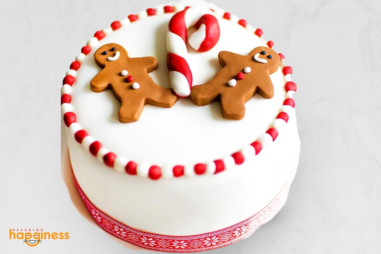 Christmas Gingerbread Man Cake