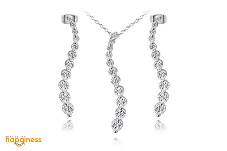 Chic CZ Jewelry Set