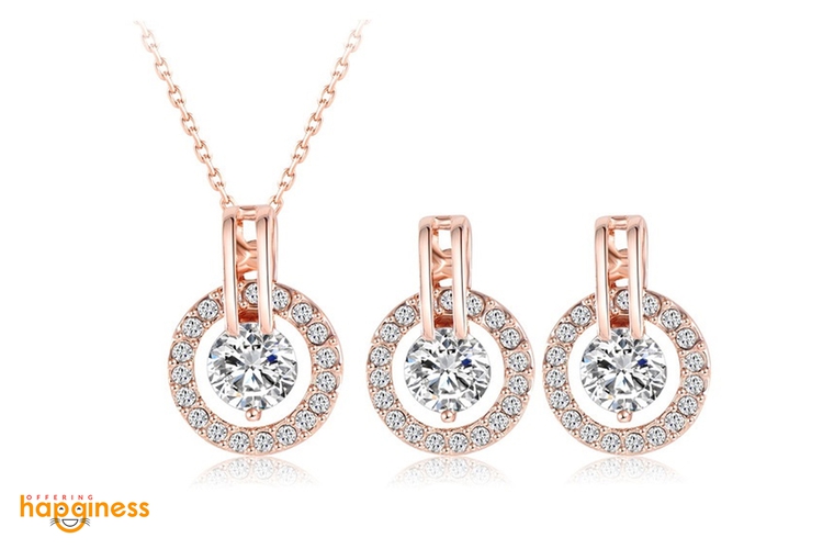 Cubic Zirconia Jewelry Set