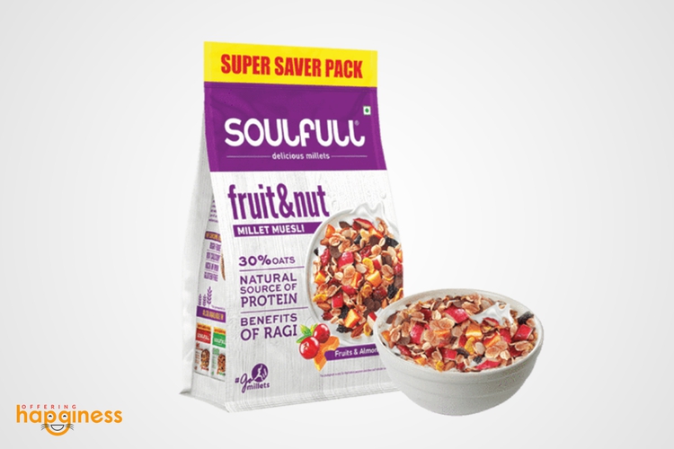 Soulfull Millet Muesli Fruit & Nut  (700 gm)