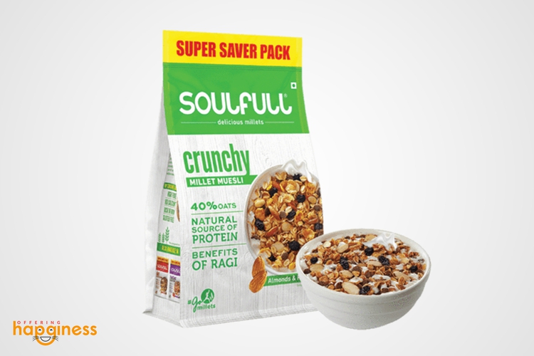 Soulfull Millet Muesli Crunchy  (700 gm)