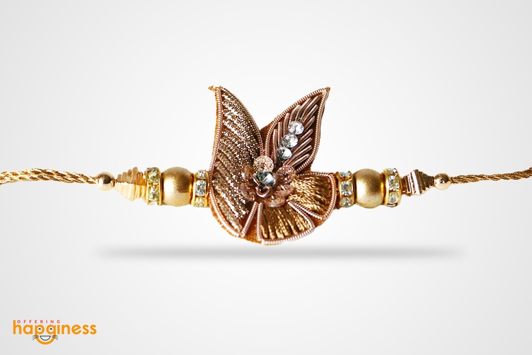 Golden Zardozi Rakhi