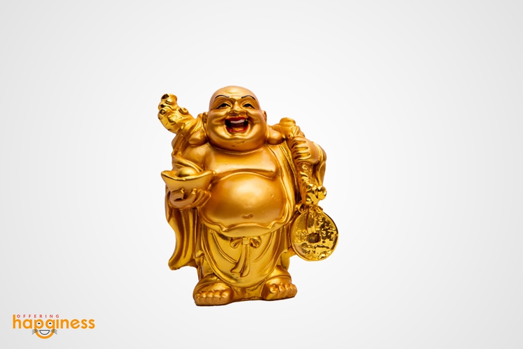 Golden Laughing Buddha