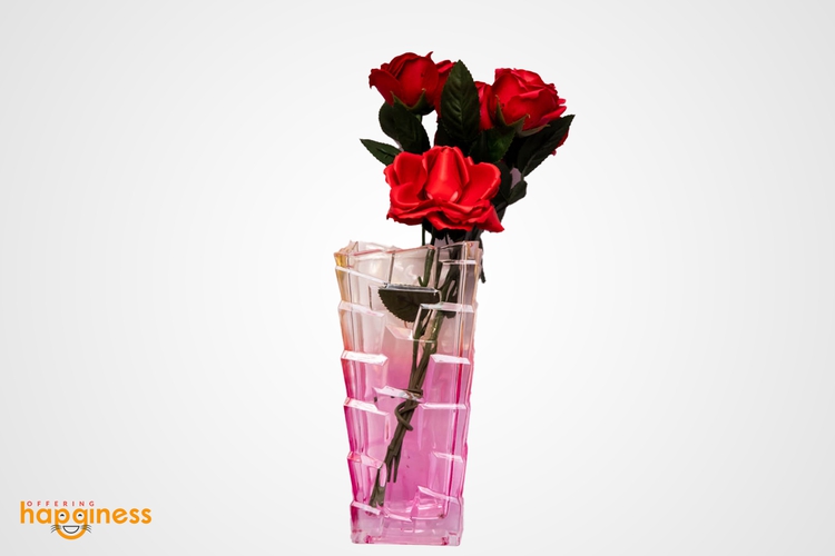 Crystal Pink Vase