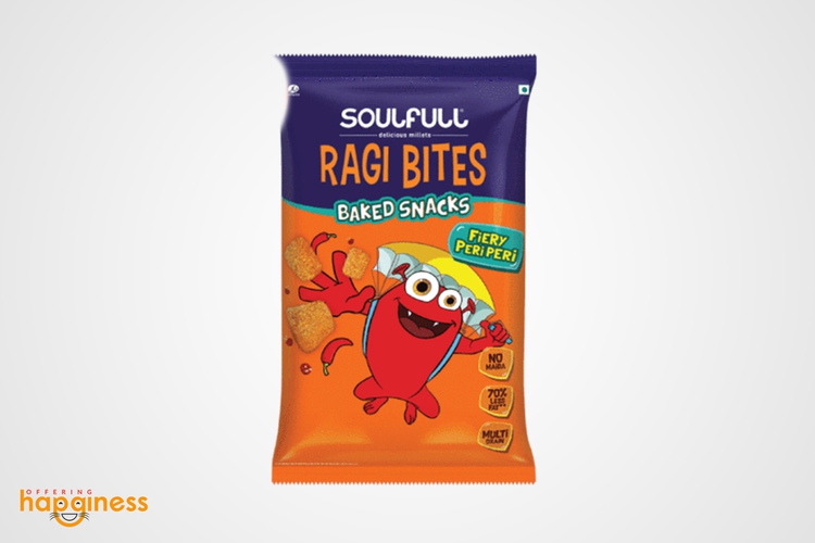 Soulfull Ragi Bites Fiery Peri Peri (30 gm)