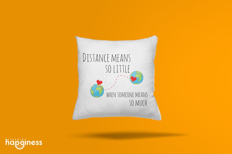Long Distance Love Cushion