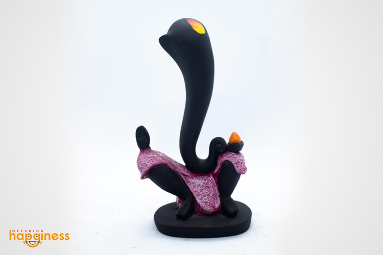 Long Black and Pink Ganesh