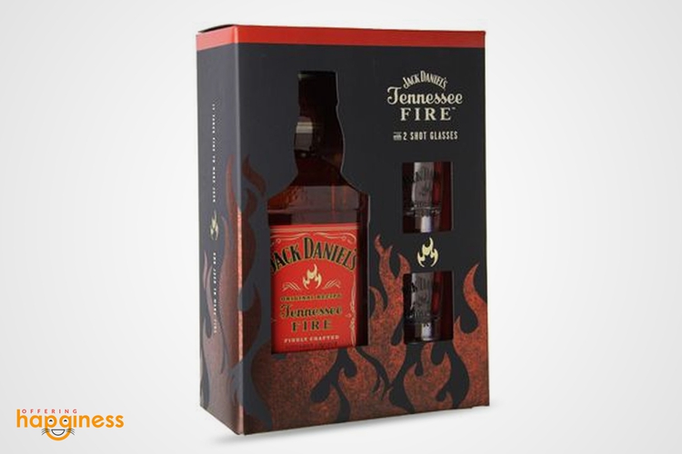 Jack Daniels Tennessee Fire (Gift Pack) 750 ML
