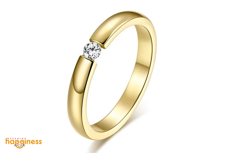 CZ Wedding Band