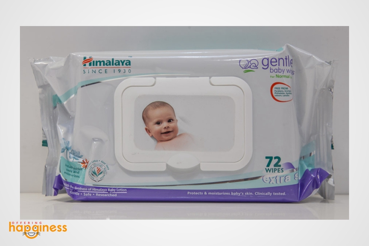 Himalaya Gentle Baby Wipes (72 Pcs)