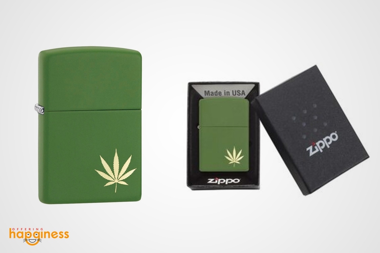 Marijuana Leaf on the Side