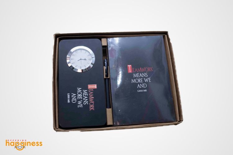 Table Clock With Diary
