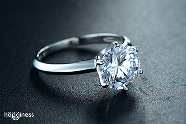 Classic CZ Solitaire Ring
