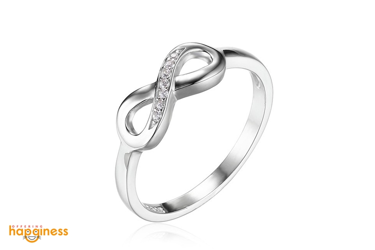 Infinity CZ Diamond Ring