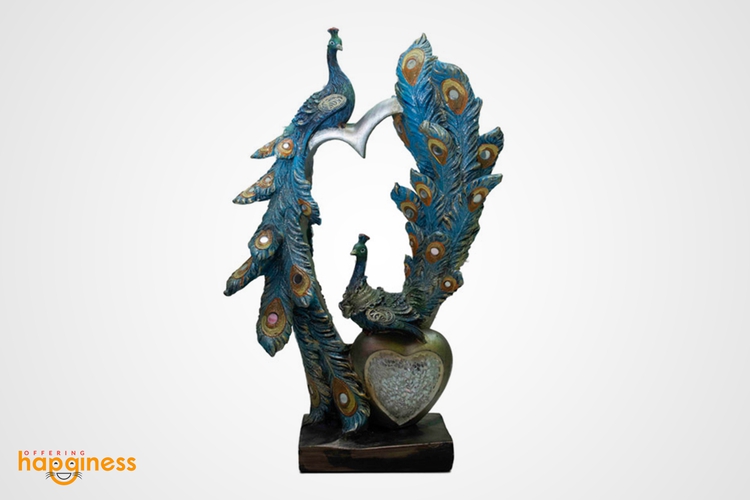 Couple Peacock Show Piece