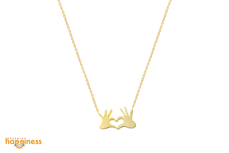 Hand Forming Heart Pendant