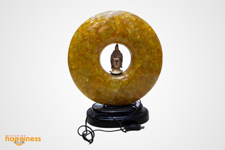Circular Yellow Buddha
