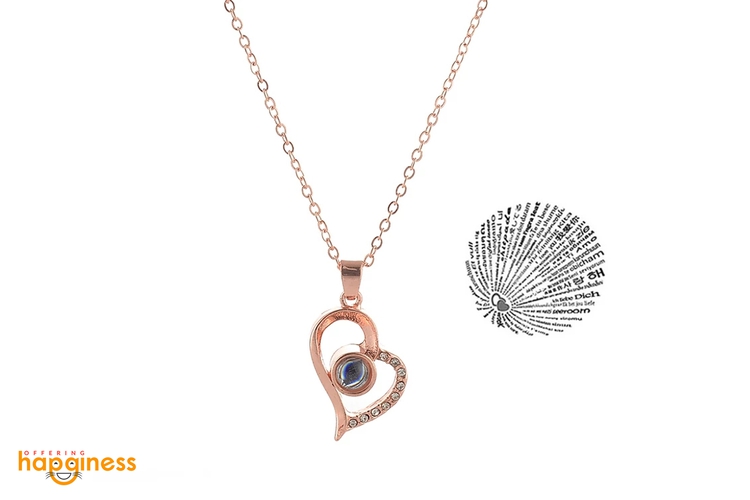 I love you Heart Pendant