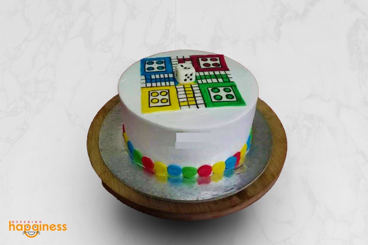 Ludo Themed Cake