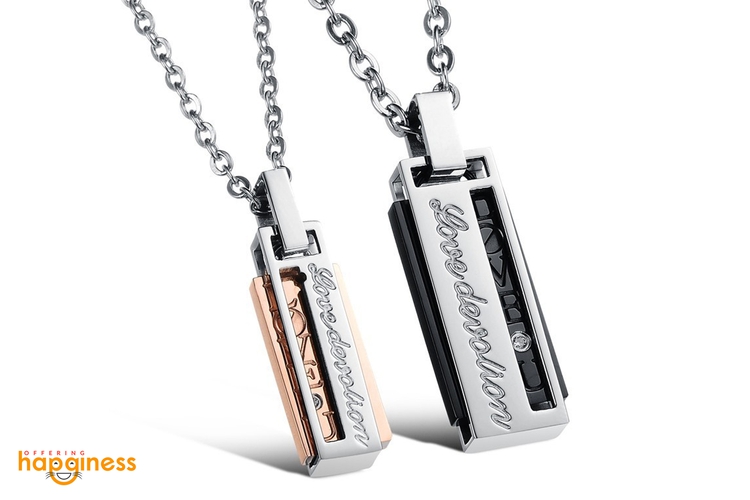 Love Devotion Couple Necklace