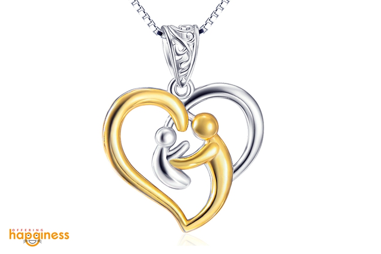 Mother Lifting Child Pendant