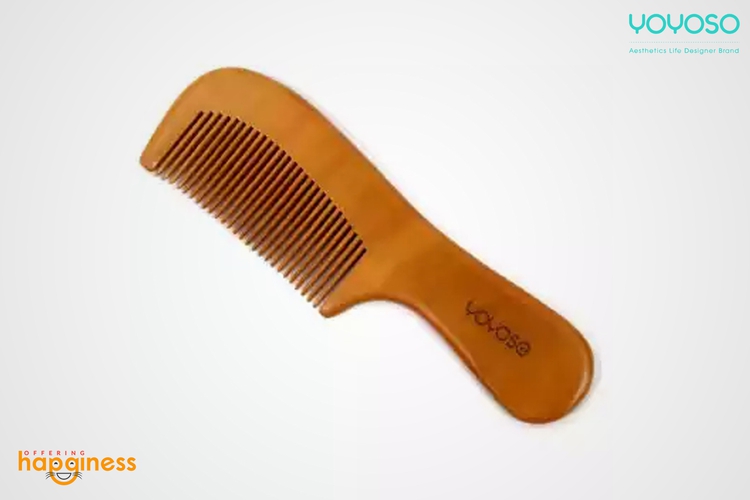 YOYOSO Brown Wooden Comb