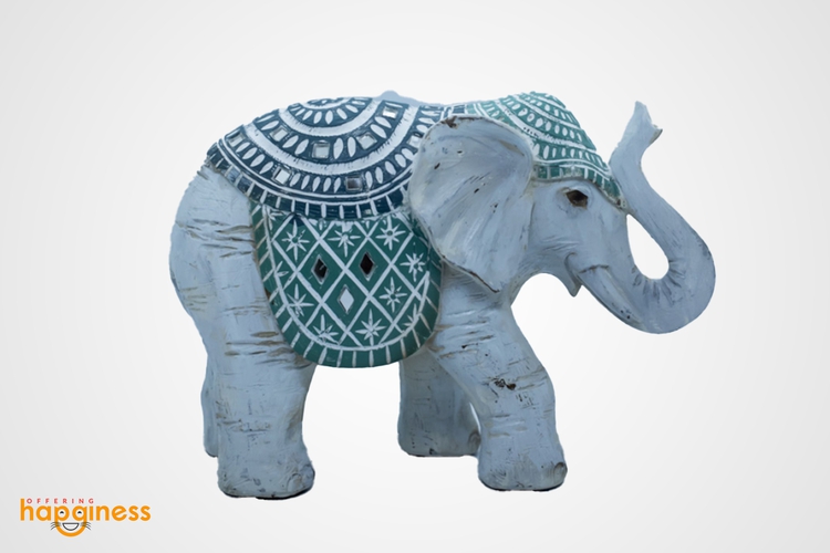 White Elephant Showpiece