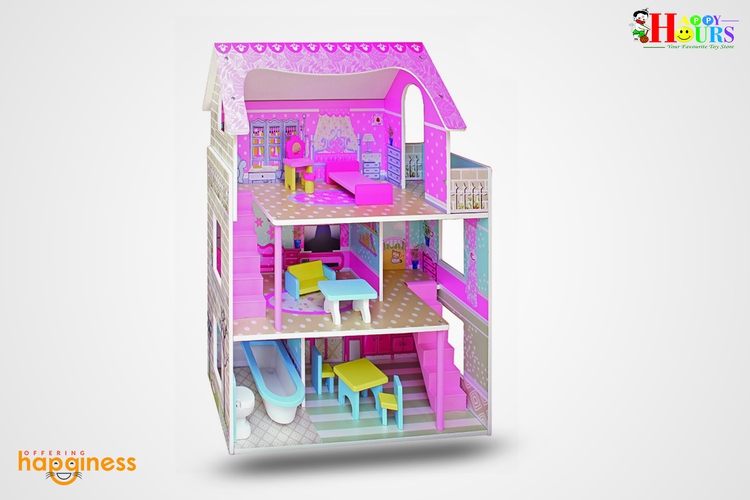 Wooden Doll House Tx1055