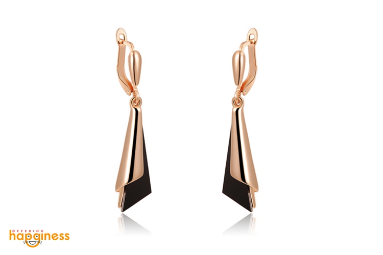 Rose Gold Plated Earrings