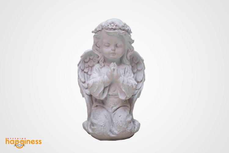 Angel White Statue