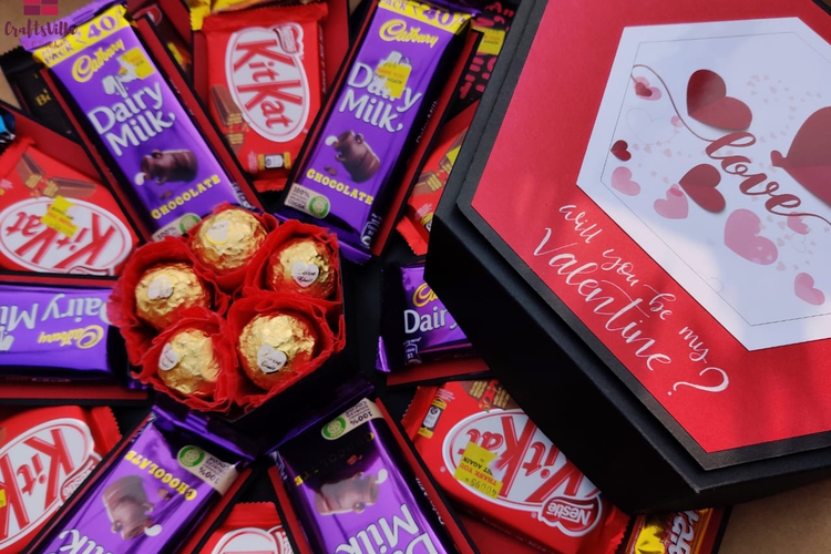 Valentine Chocolate Explosion Box