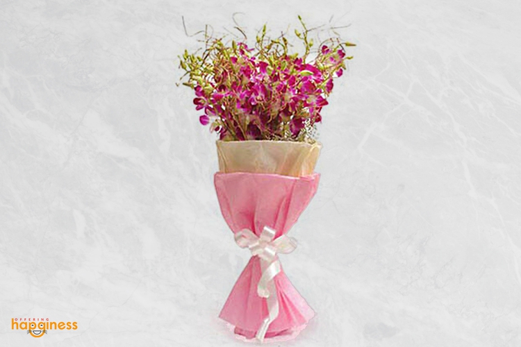 Pink Purple Blooming Bunch