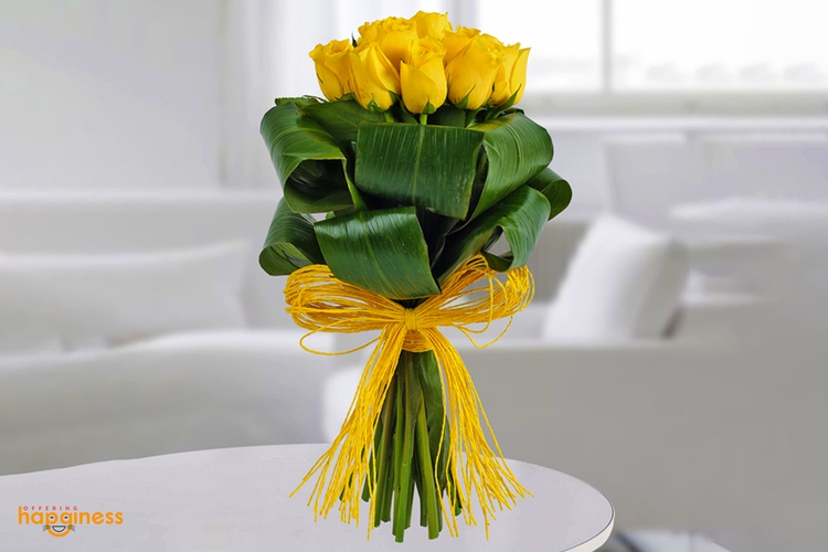 Classic Yellow Leaves Bunch