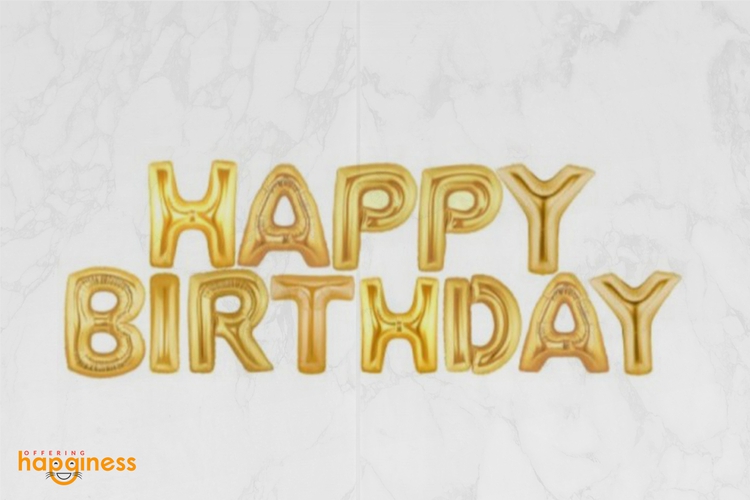 Happy Birthday Foil Balloon