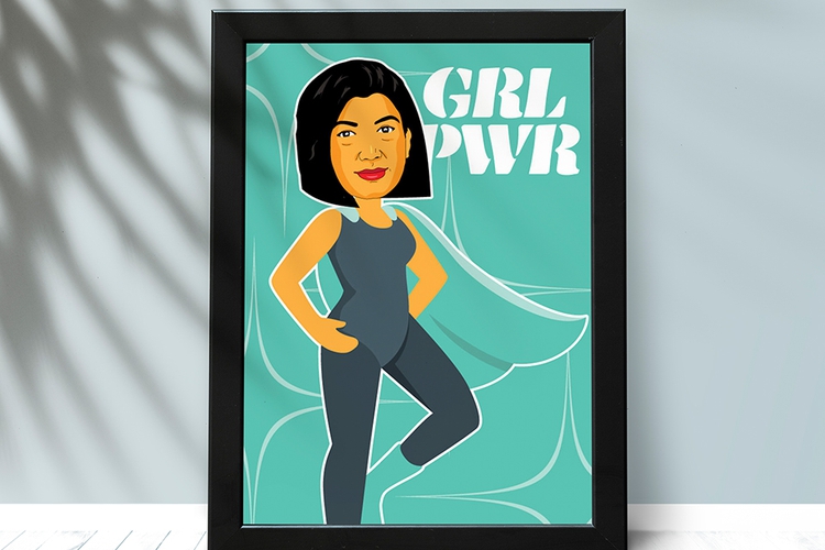 Girl Power Frame