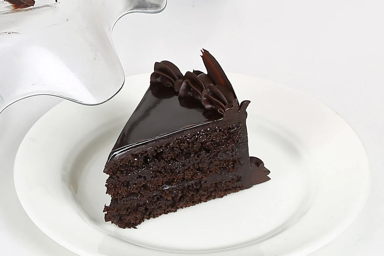 Heart-Shaped Truffle Cake